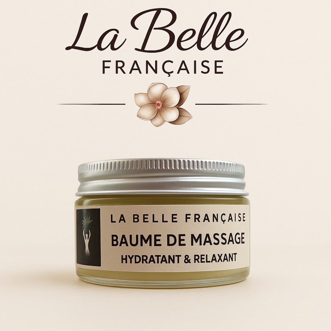 Baume de Massage au Monoï 🧴 – 100 % Naturel – 100g