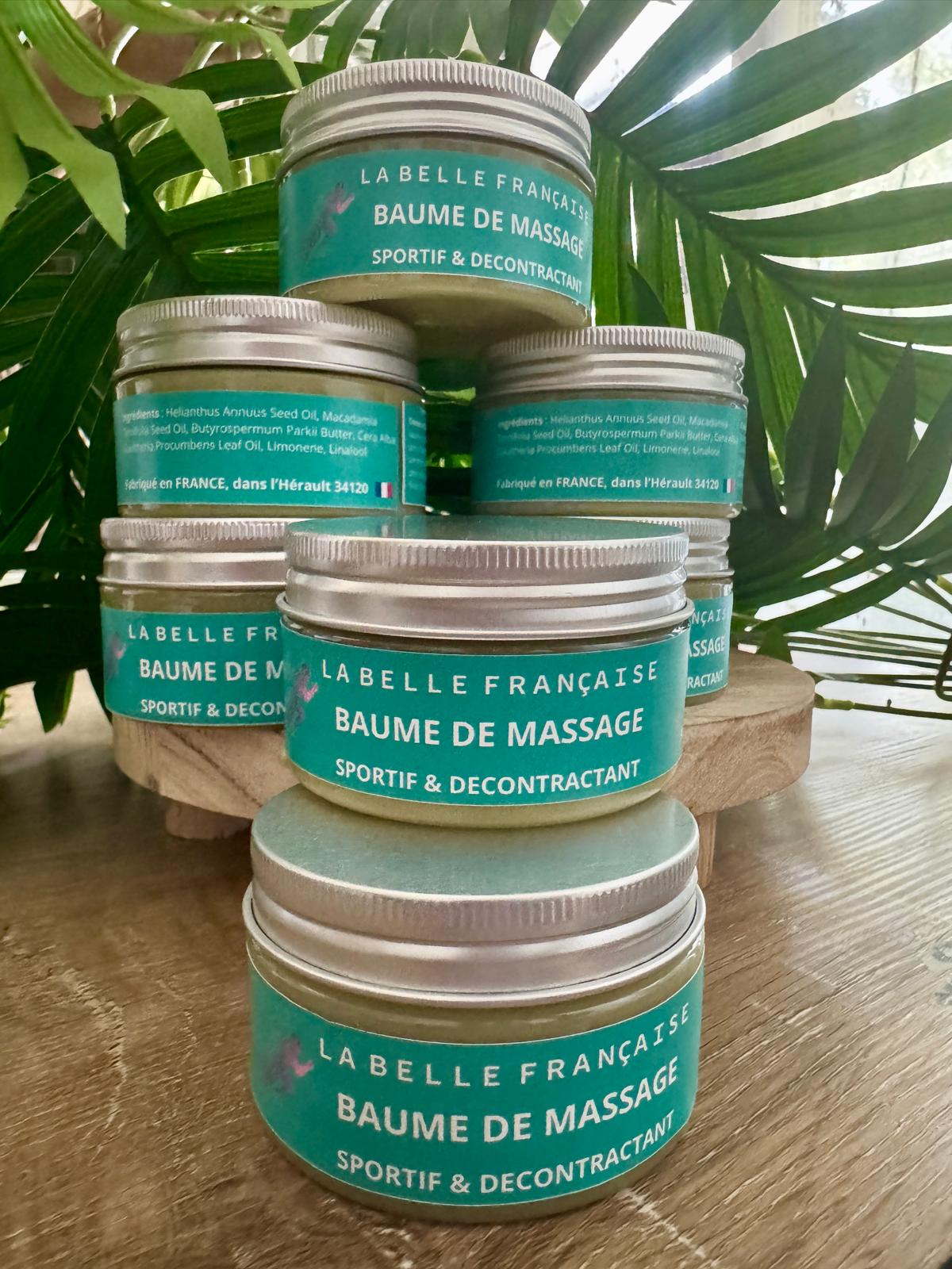 Baume de Massage Sportif – 100 % Naturel – 100 ml