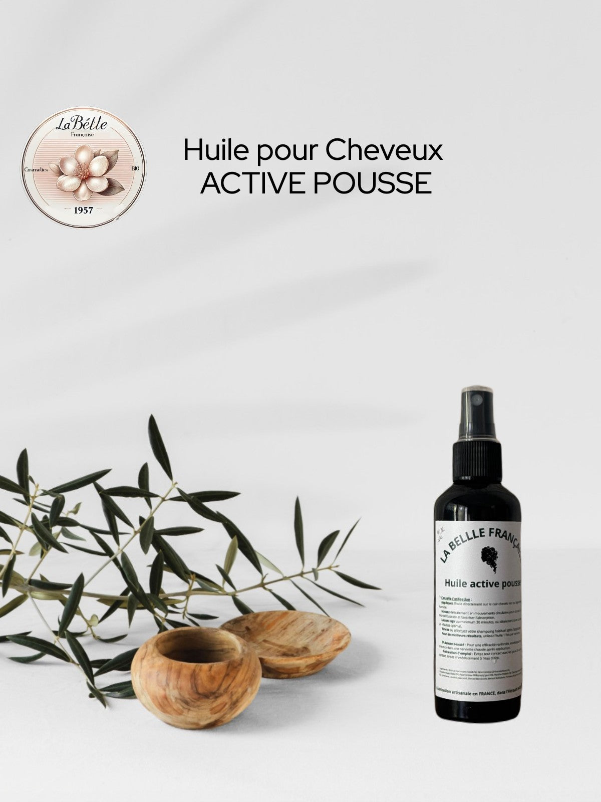 ACTIVE POUSSE 🌿 – Huile Capillaire Naturelle 100 ml